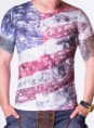 Skull flag camiseta blanca Bio