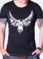 Camiseta con detalle de águila color negro Biodegradable