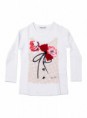 Blusa blanca con detalle Naturaleza Bio tela